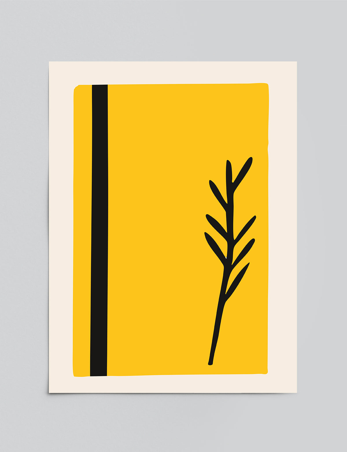 Still Morning Leaf Print