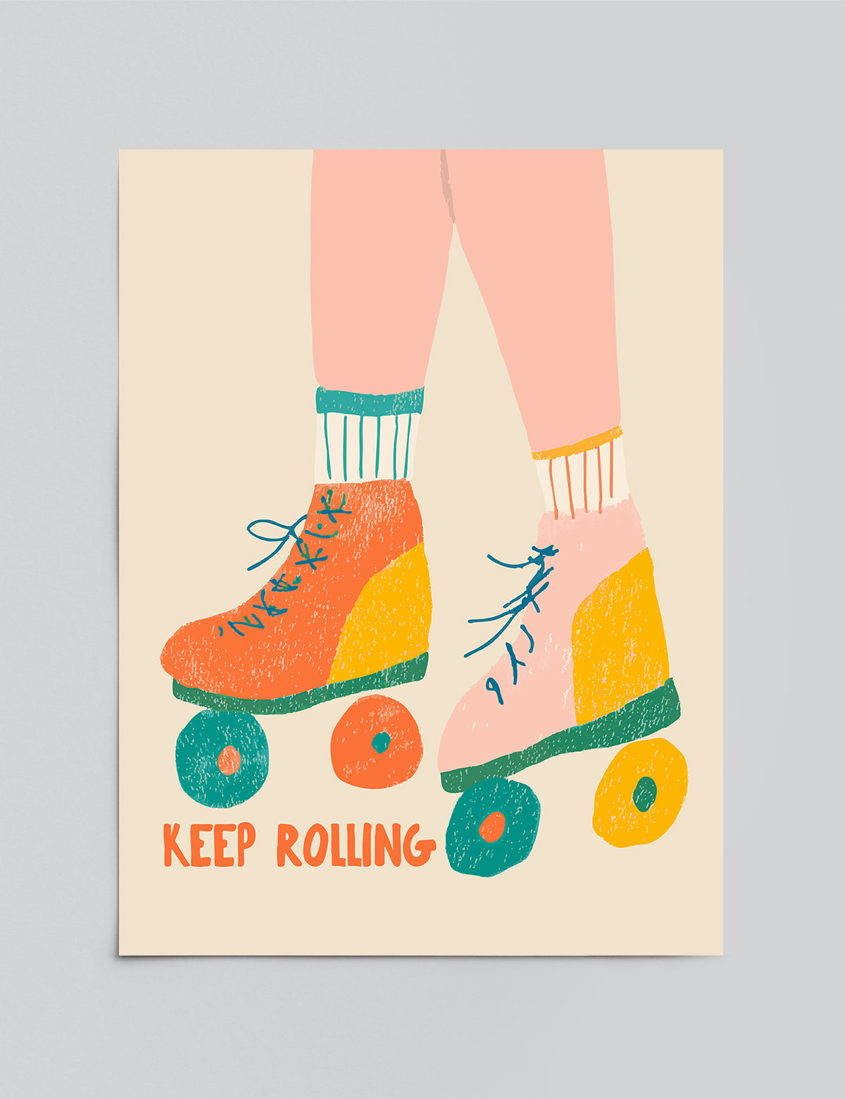 Keep Rolling Print