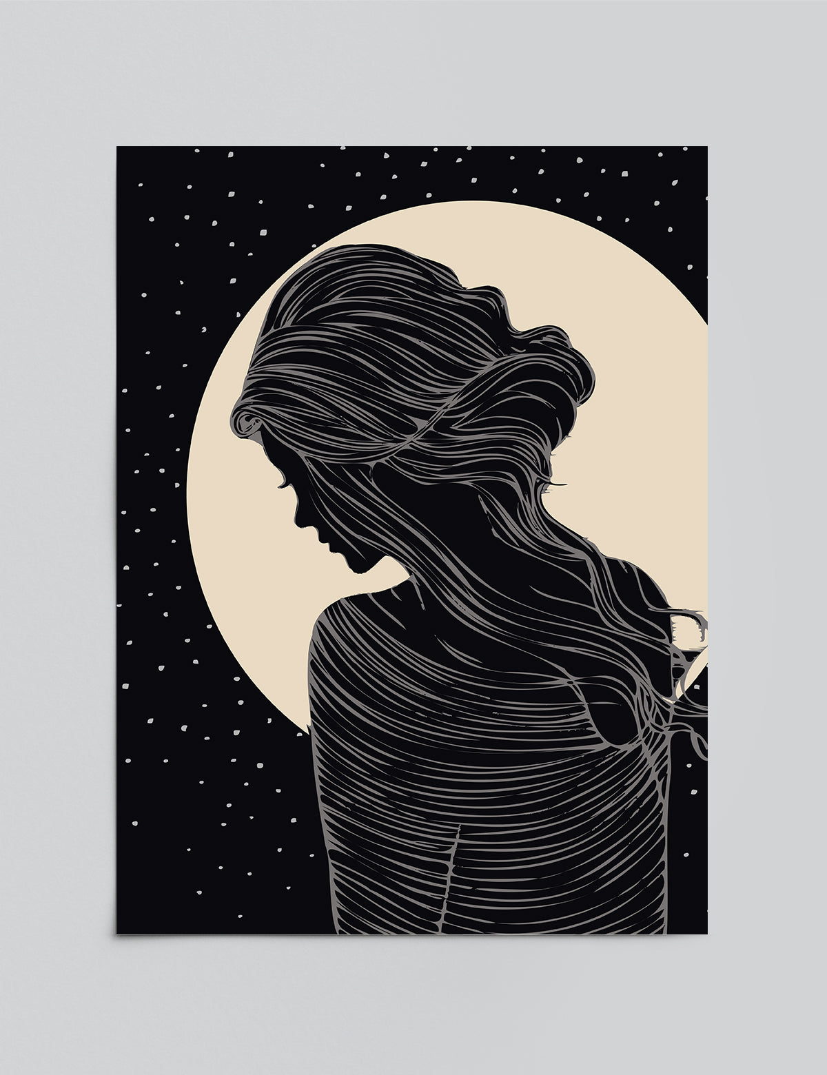 When Thoughts Drift Away Print
