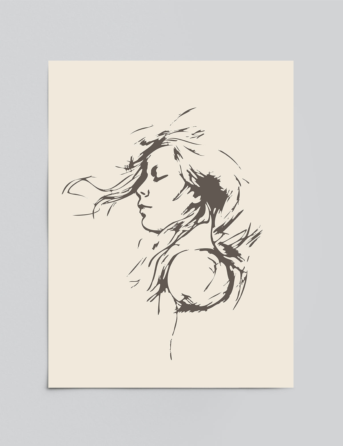 Suspended Thought Print