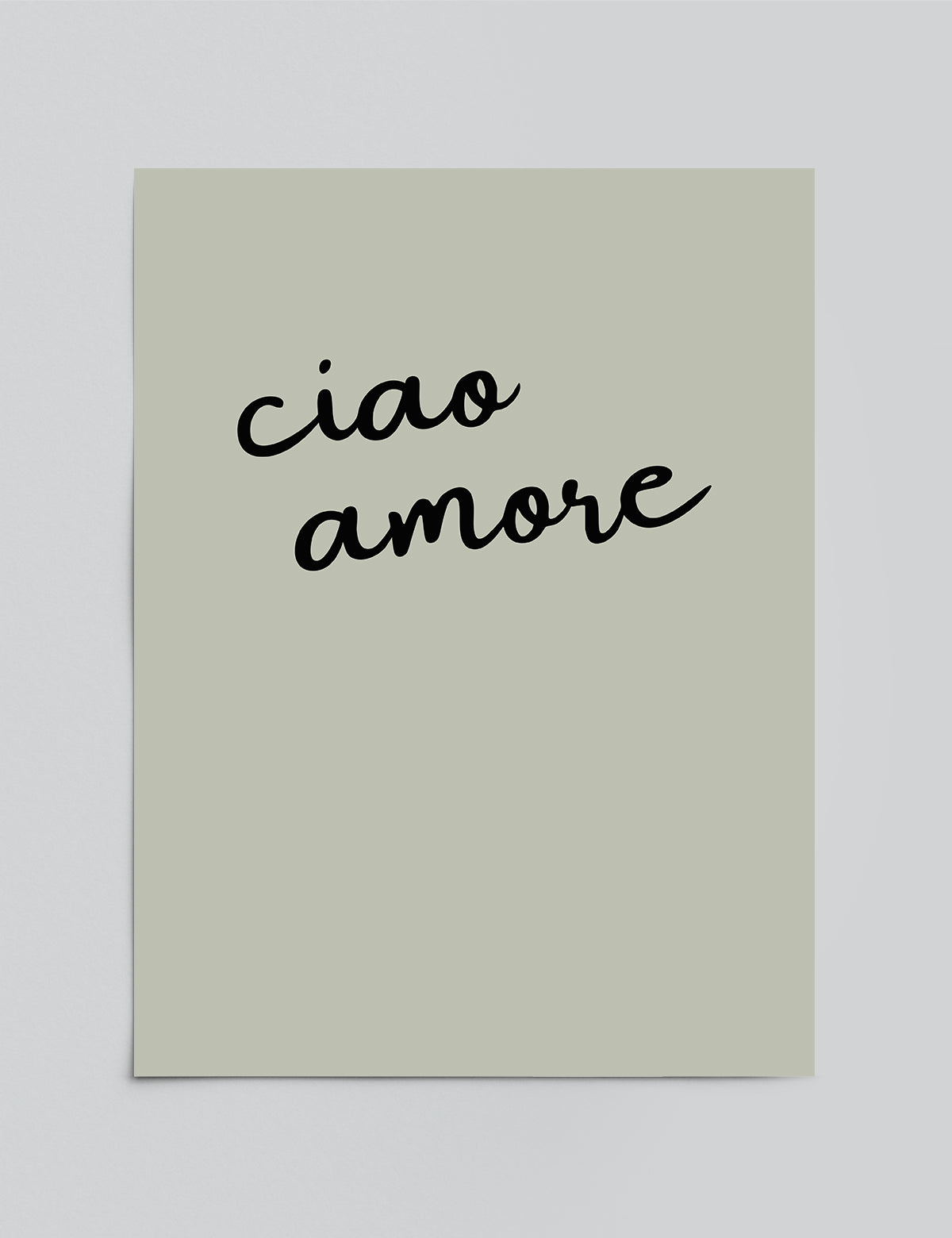 Ciao Amore Print