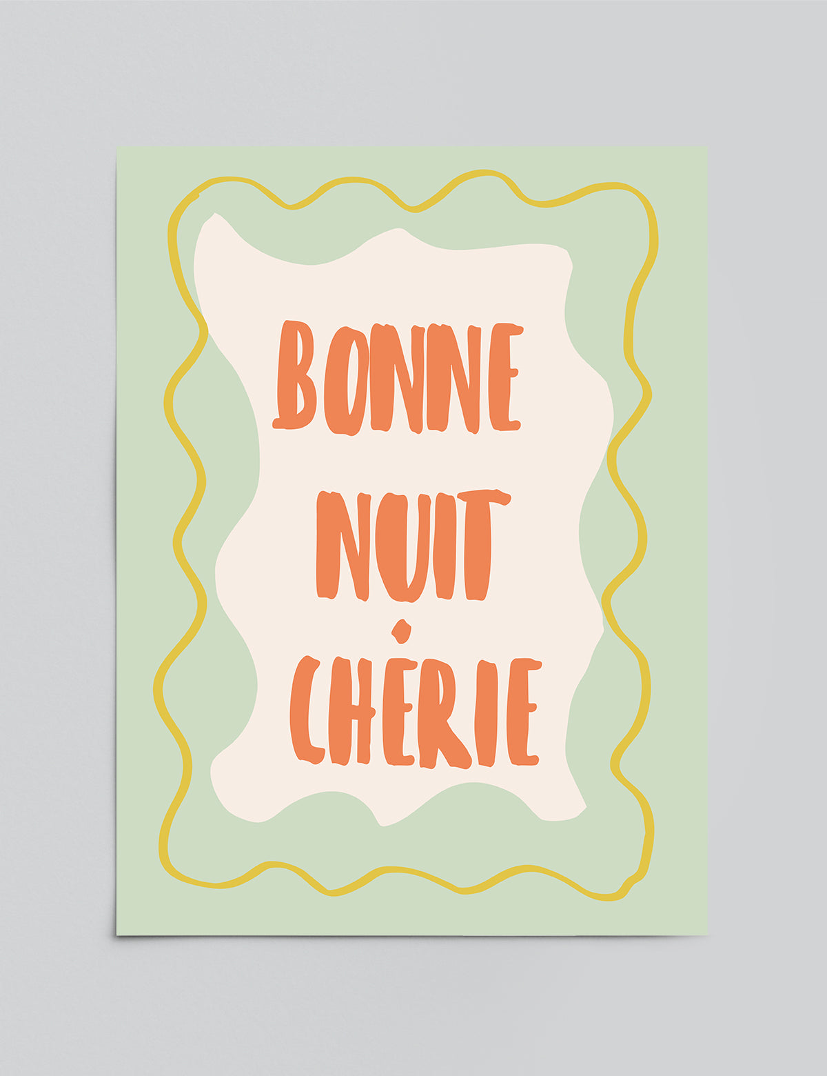 French Goodnight Print