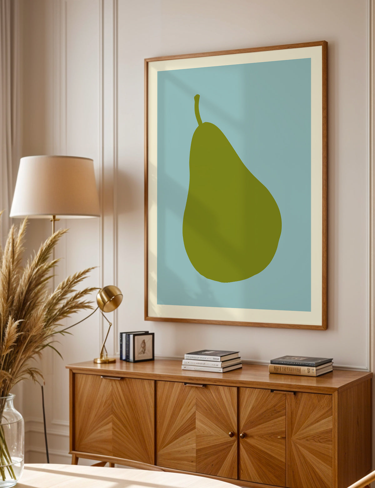 Pear Poetry Print