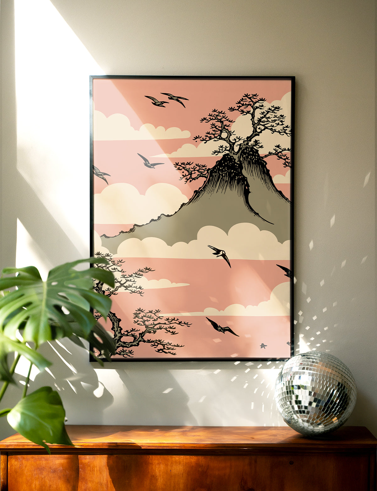 Mountain Sky Reflections Print