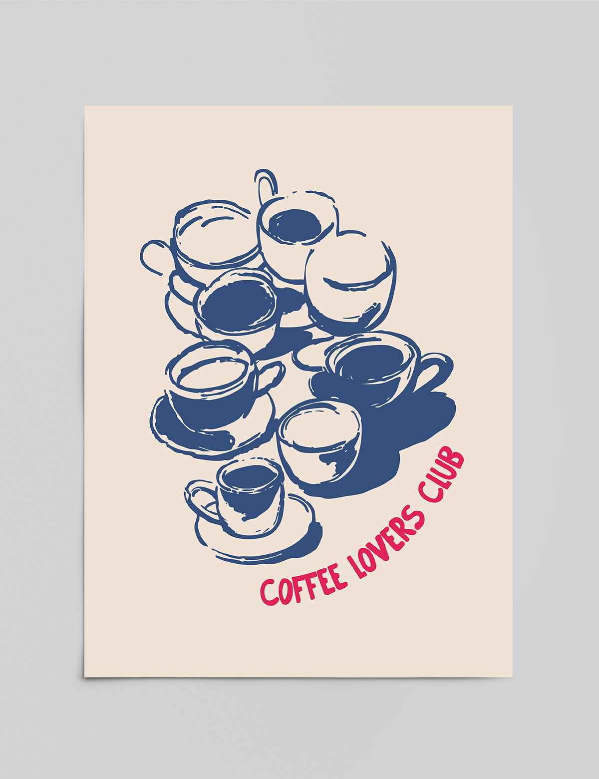 Coffee Lovers Club Print