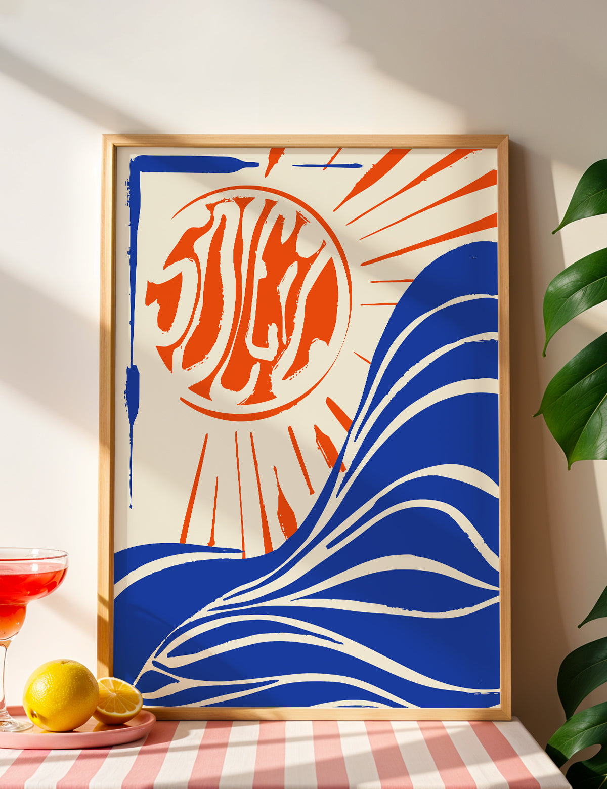 Sunrise Over the Open Water Print