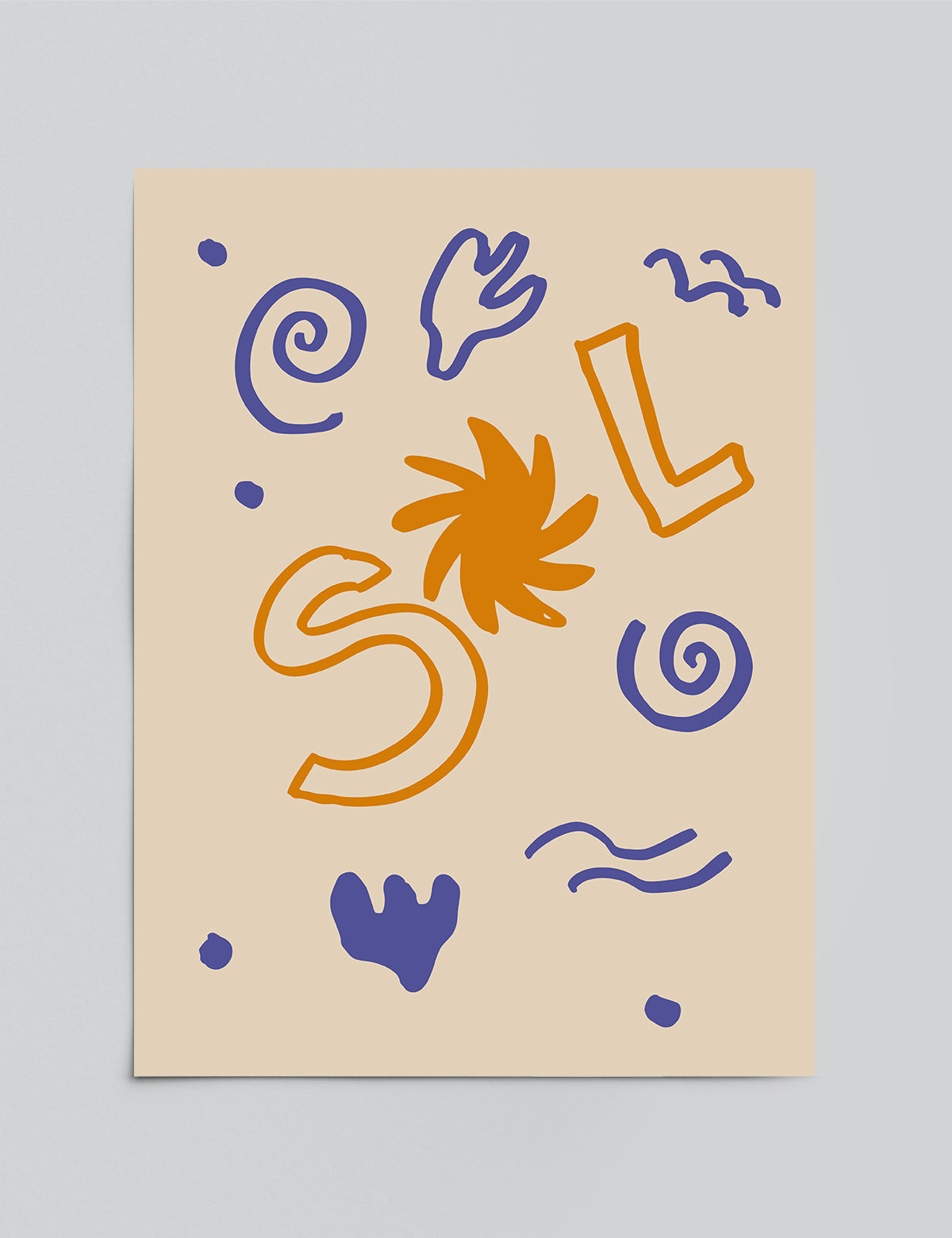 Playful Symbols Print