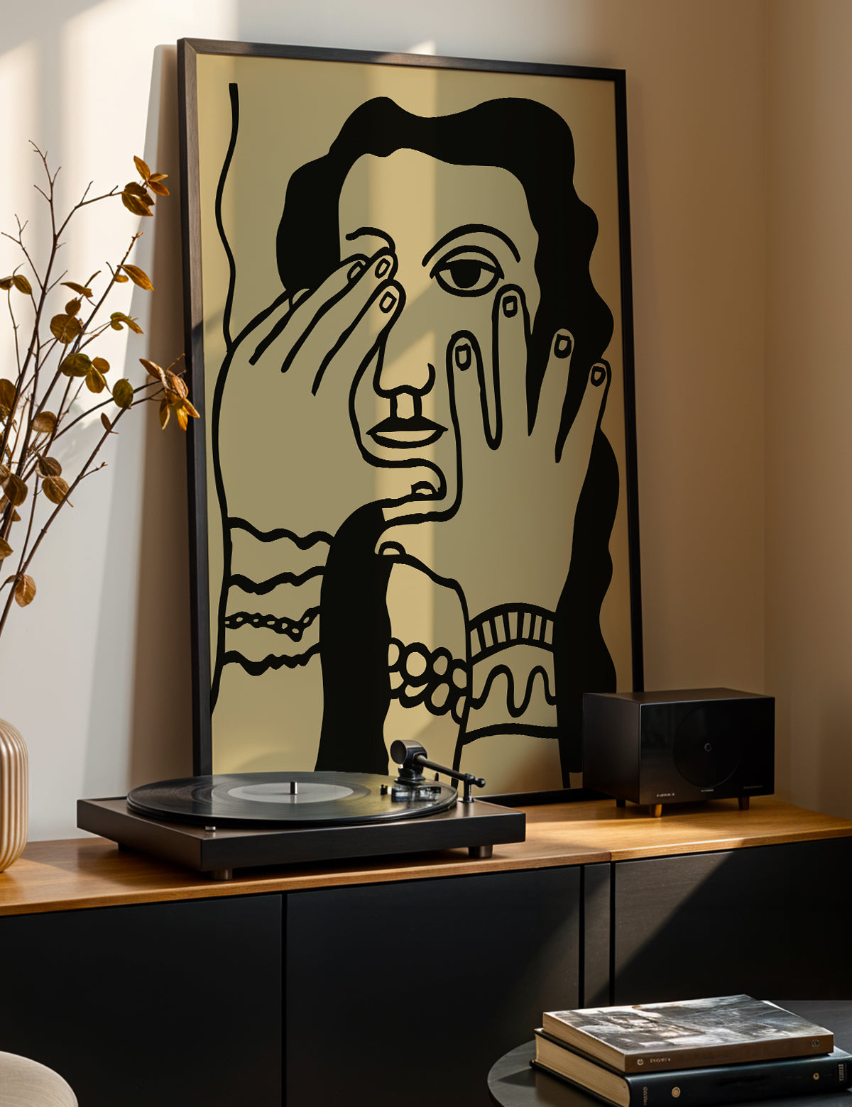 Between Glances Print