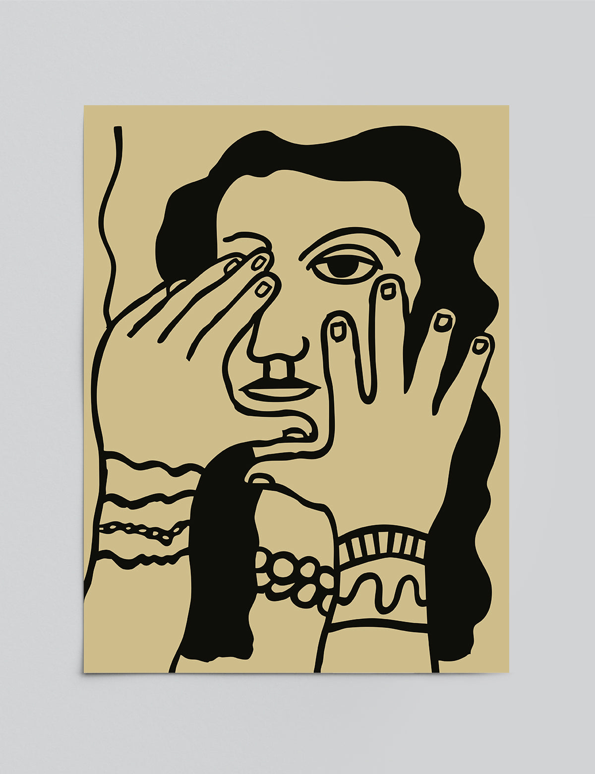 Between Glances Print