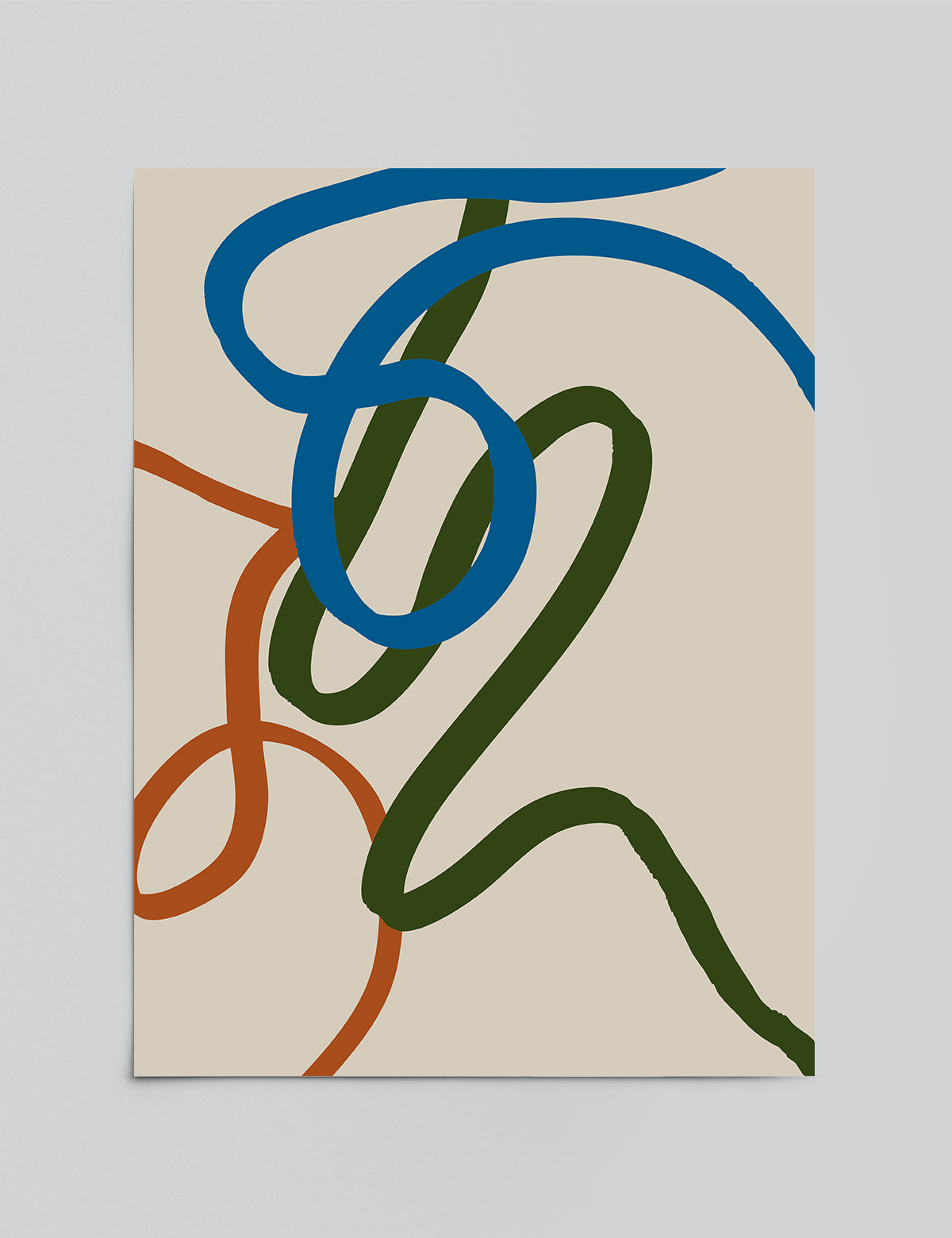 Interwoven Rhythm Print