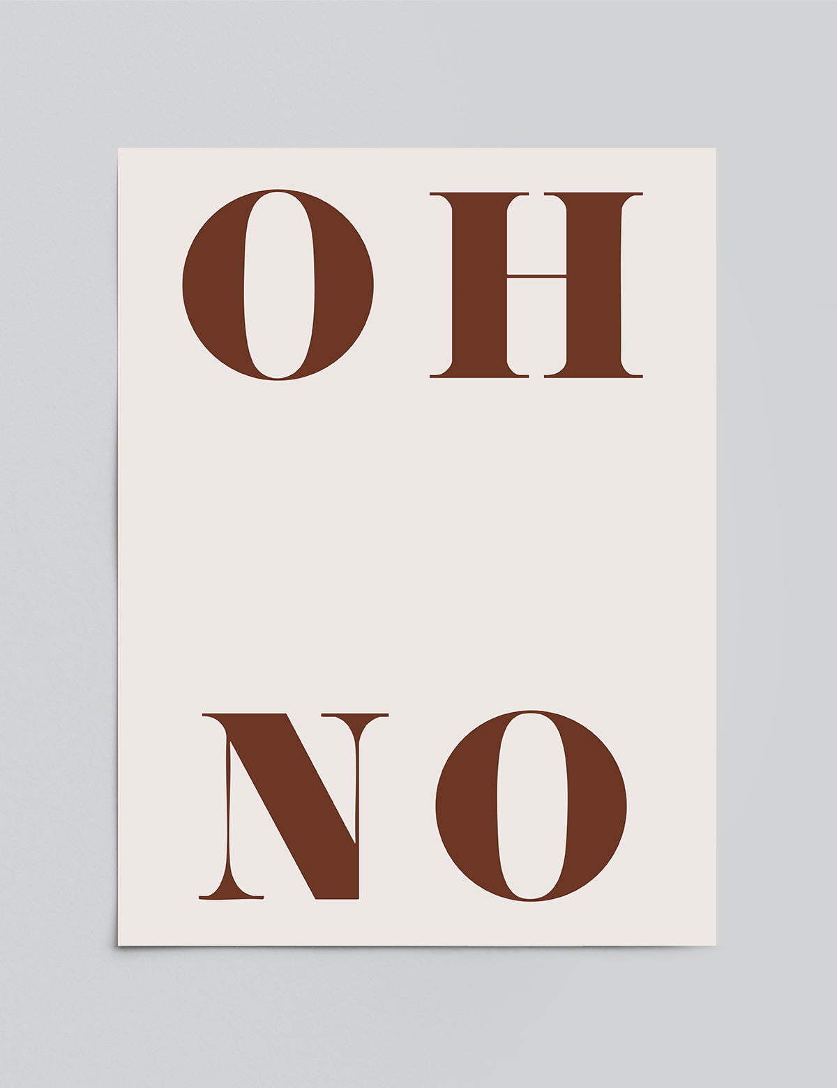 Oh No Moment Print
