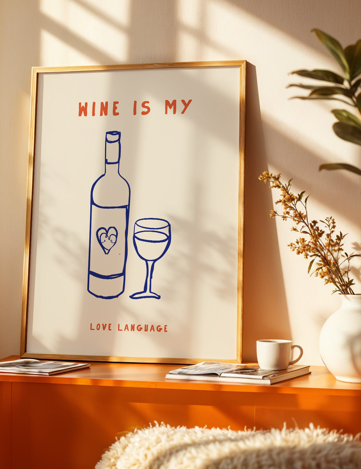 Language of Wine Print
