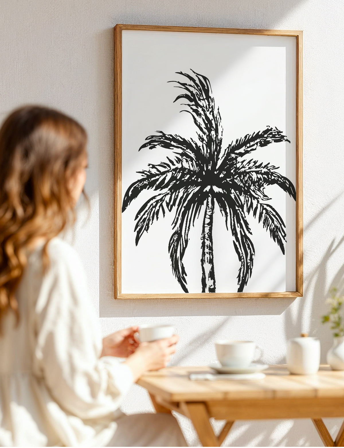 Palm in the Breeze Print