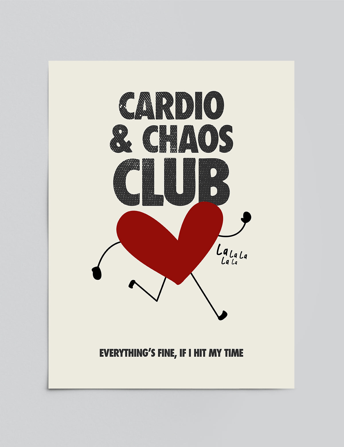 Cardio & Chaos Club Print