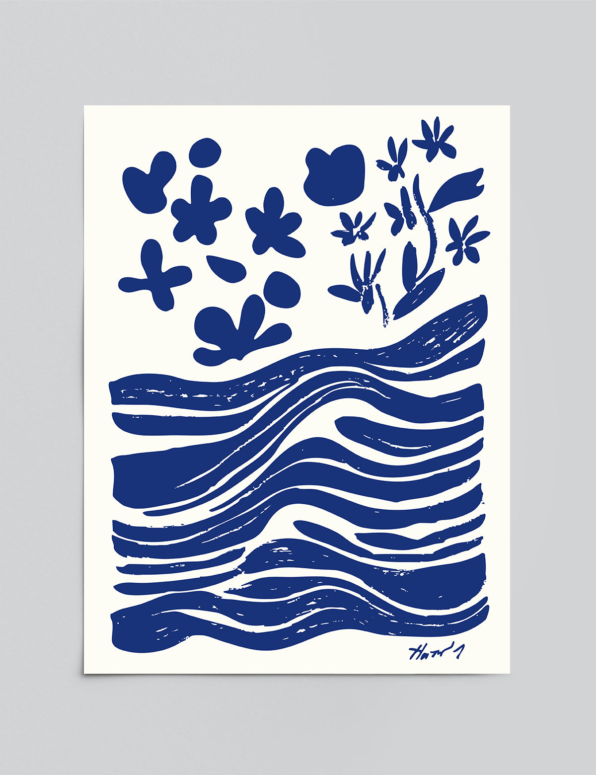 Bloom by the Water Print