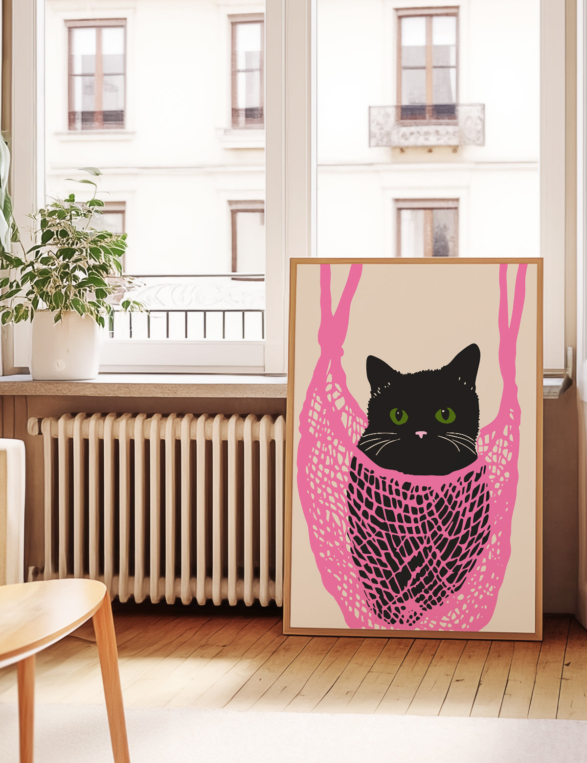 Cat in the Bag Print