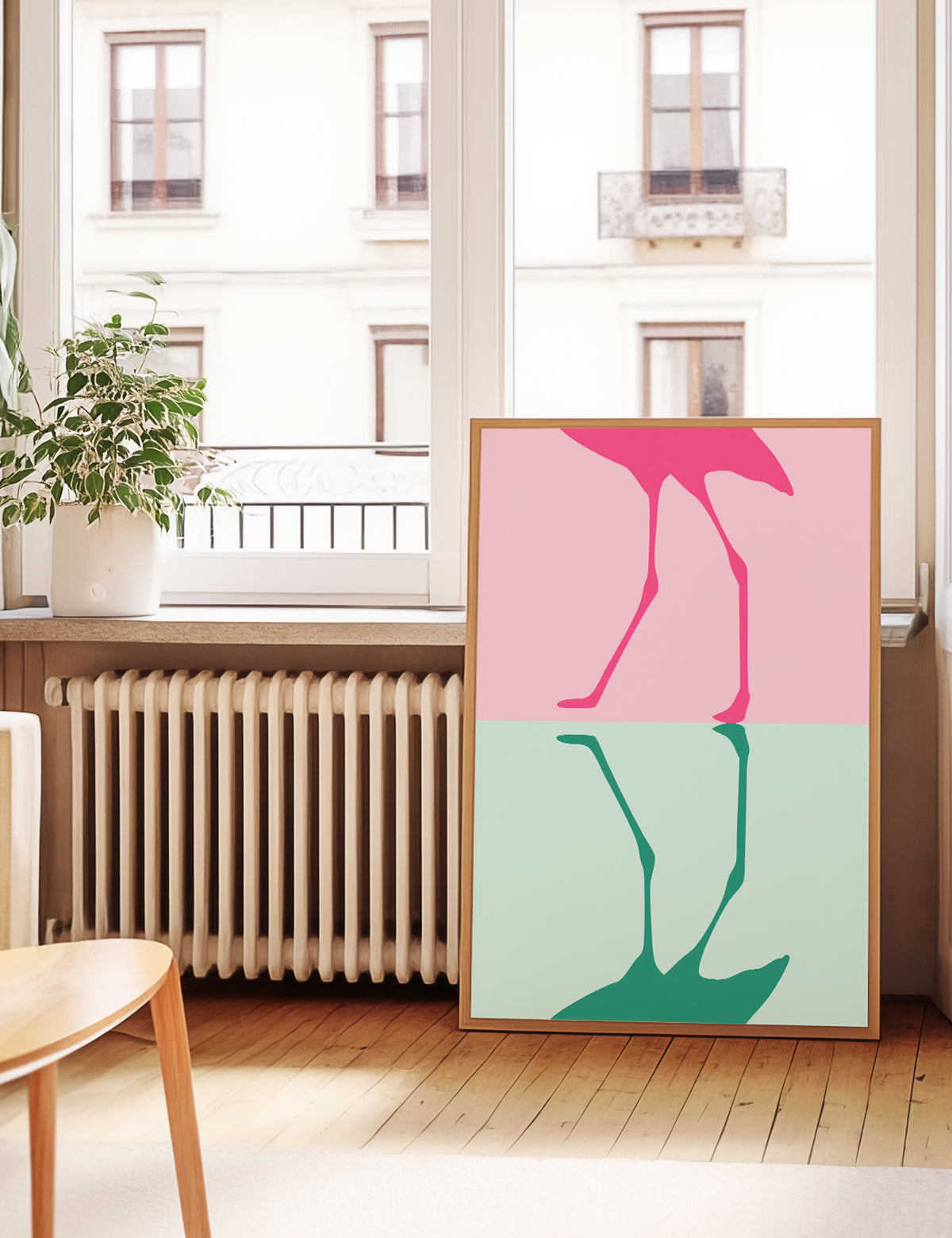 Flamingo Mirage Print