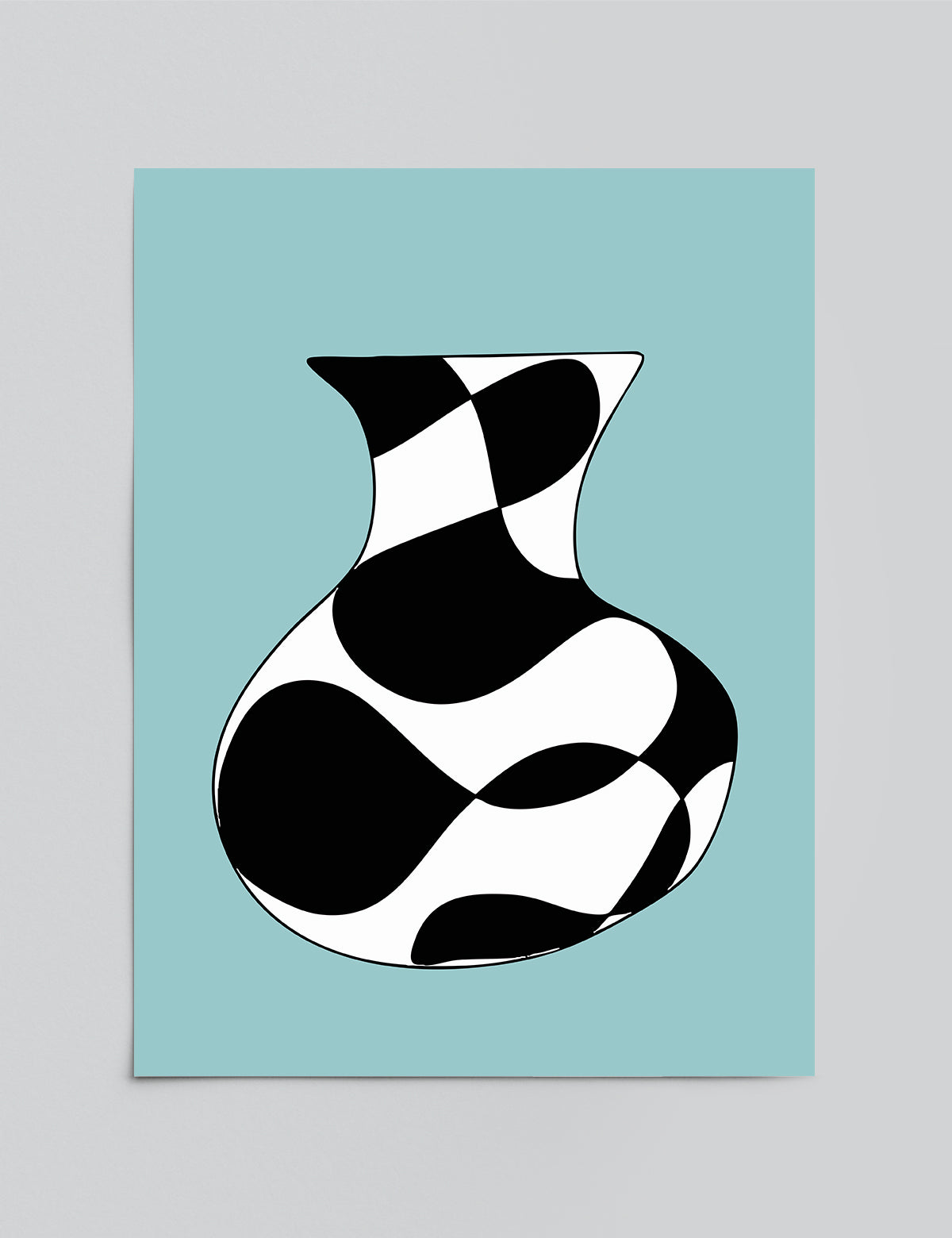 Waves in a Vase Print