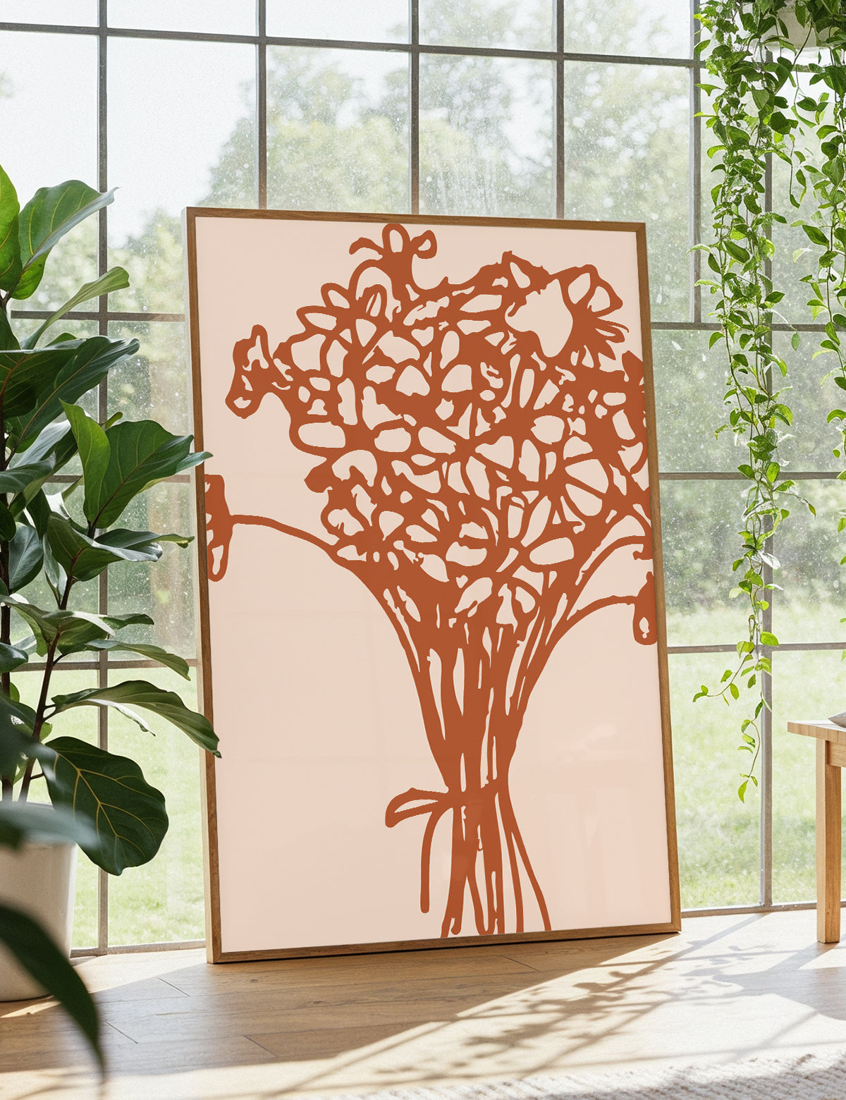 Rustic Market Bouquet Print