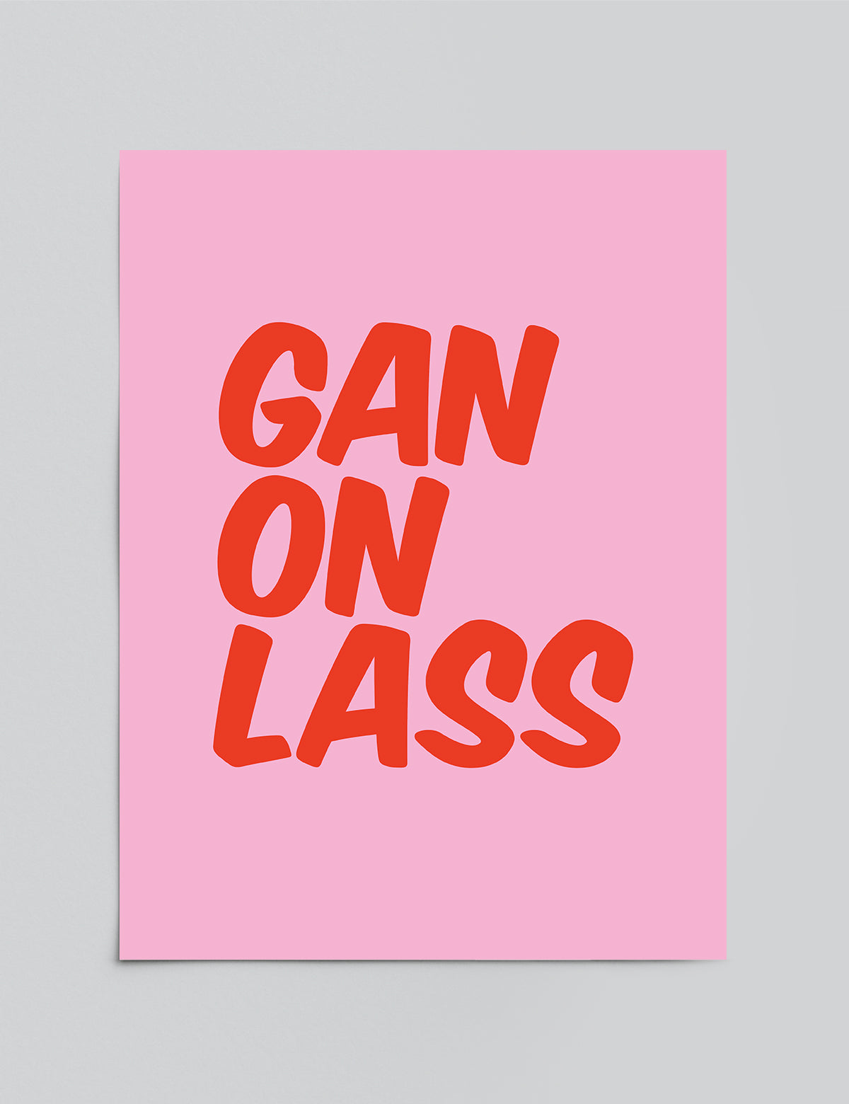 Gan On Lass by Sarah Carlton