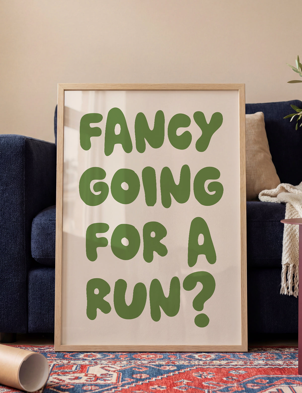 Fancy Going For A Run? Print