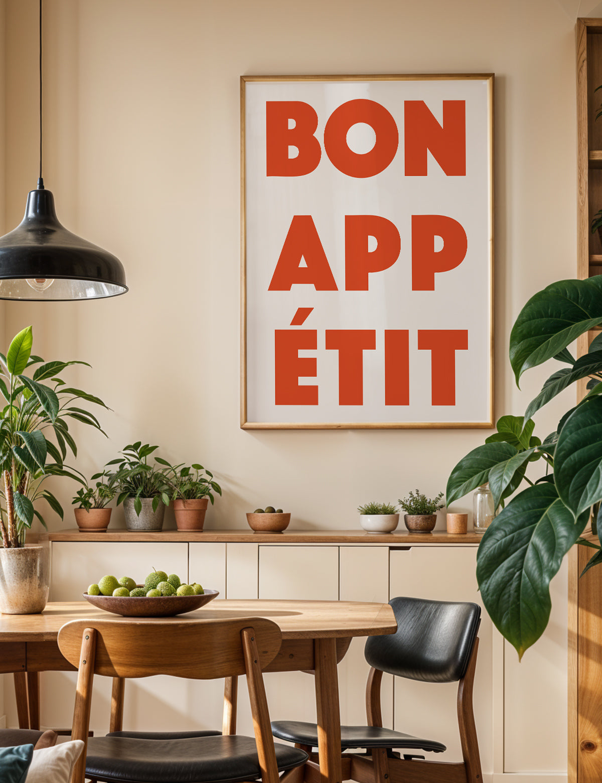 Feast Time Phrase Print