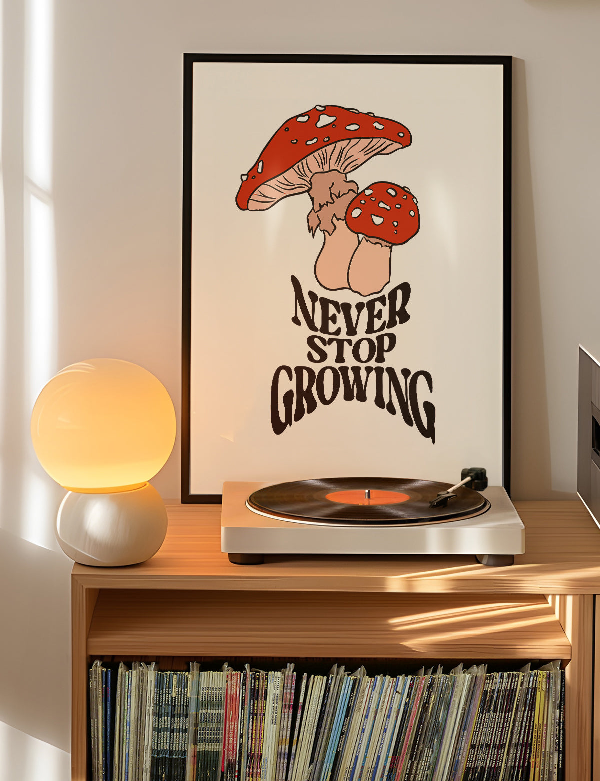 Never Stop Growing Print
