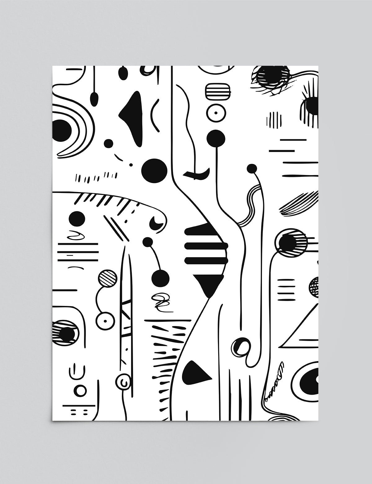 Waves of Thought Print